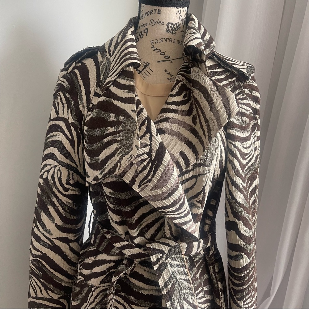 Lanvin for H&M Zebra Print Trench Coat - Picture 4 of 10